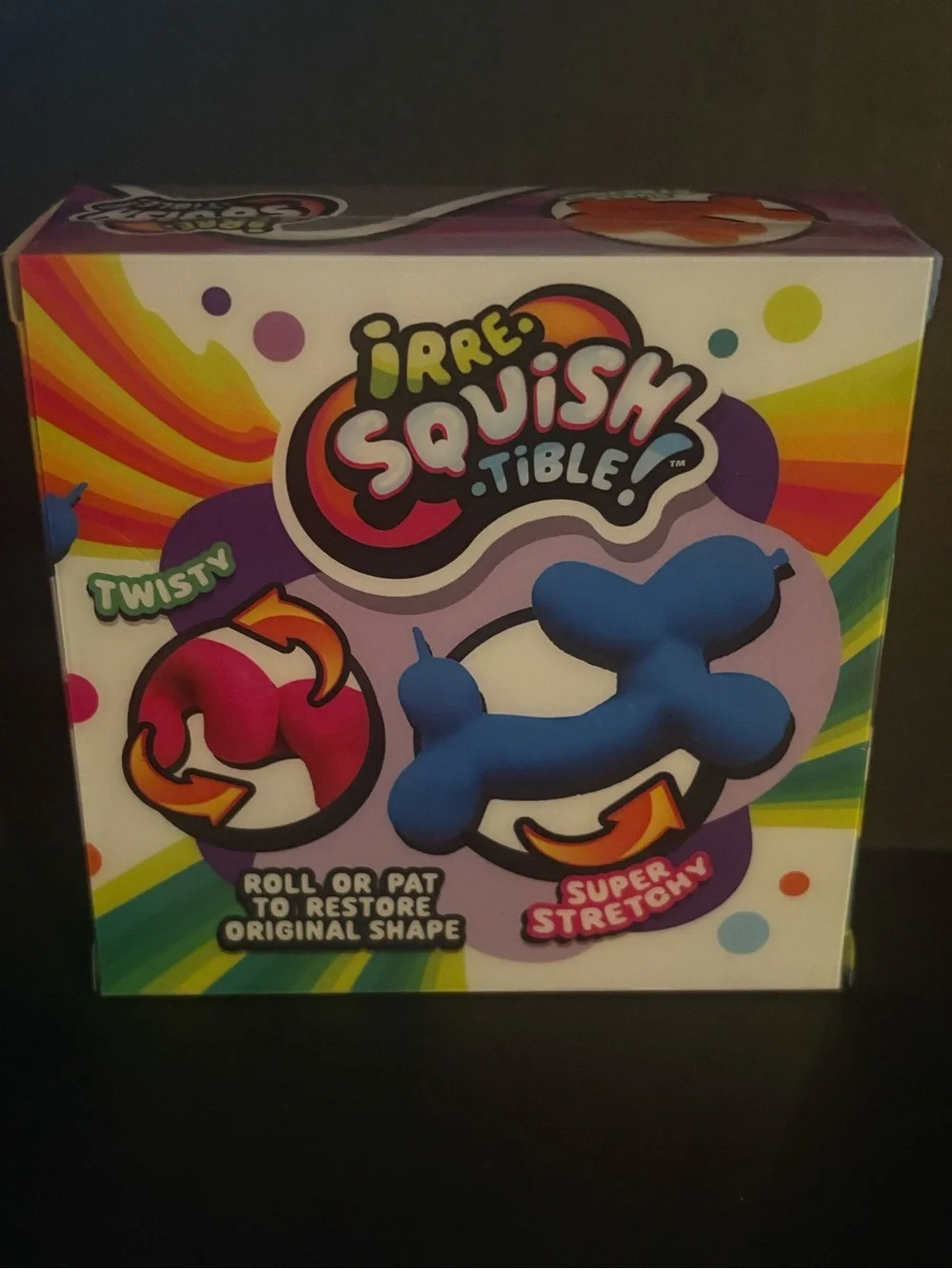 Irre-Squish-tible Stretchy B'loon Dog - Pink Glitter